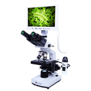 Biologinen + USB Kannettava Kaksilinssinen Digitaalinen Mikroskooppi YG0678 // YG0681